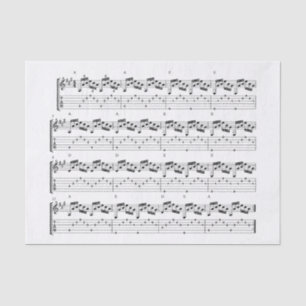 Seda papel higiénico de la música de hojas