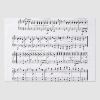 Seda papel higiénico de la partitura clásica