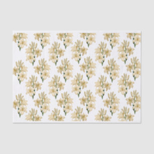 Seda Papel higiénico de las flores de cosecha 1