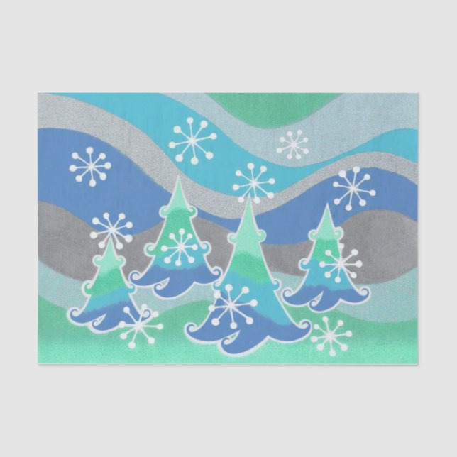 Seda Papel higiénico de los árboles de invierno (Anverso)