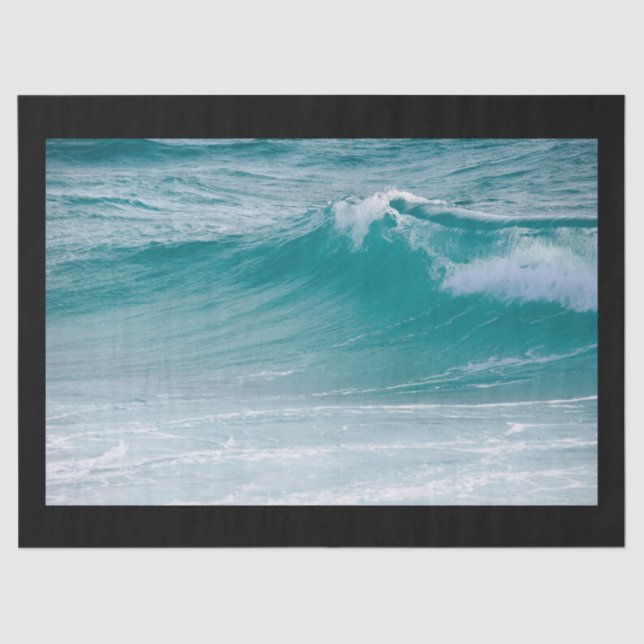 Seda papel higiénico de olas oceánicas (Anverso)
