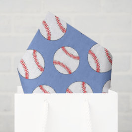 Seda Papel higiénico de patrón deportivo de béisbol azu