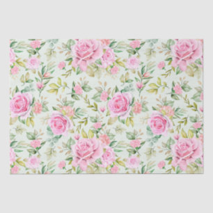 Seda Papel higiénico de patrón floral