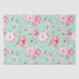 Seda Papel higiénico de patrón floral