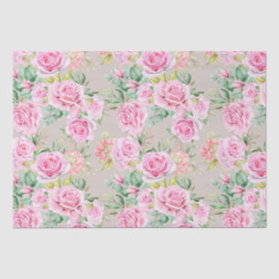 Seda Papel higiénico de patrón floral