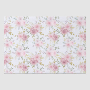 Seda Papel higiénico de patrón floral