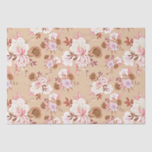 Seda Papel higiénico de patrón floral