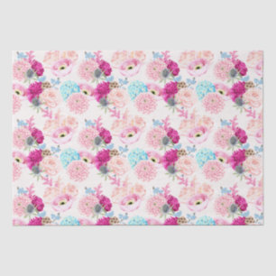 Seda Papel higiénico de patrón floral
