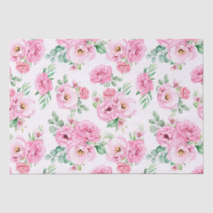 Seda Papel higiénico de patrón floral