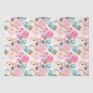 Seda Papel higiénico de patrón floral