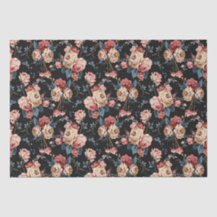 Seda Papel higiénico de patrón floral victoriano