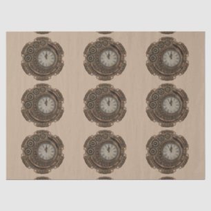 Seda papel higiénico de reloj de vapor