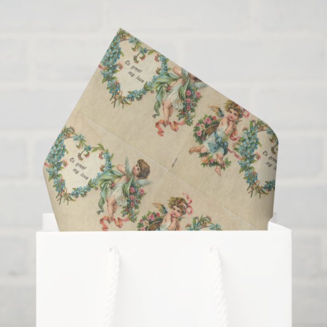 Seda Papel higiénico de San Valentín (Bolsa de regalo)