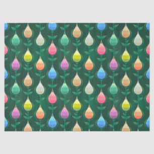 Seda papel higiénico de tulipanes de jardín