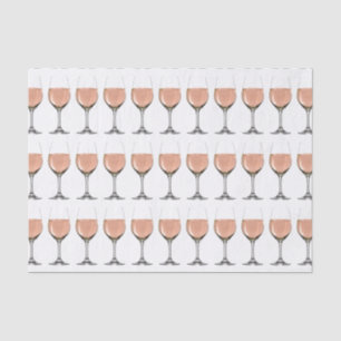 Seda papel higiénico de vidrio rosado