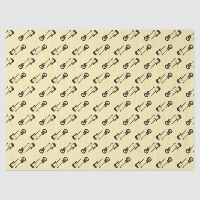 Seda papel higiénico para cuerpos de guitarra (Anverso)