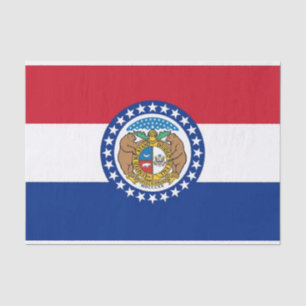 Seda Papel higiénico patriótico con bandera de Misuri,