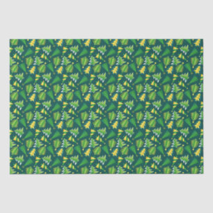 Seda Papel higiénico verde y oro de los navidades