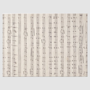Seda Papel musical de hoja de cosecha para desconchamie