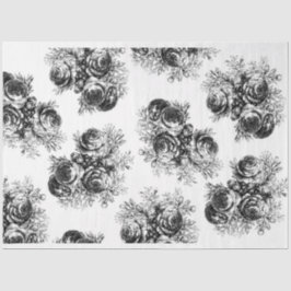 Seda Papel negro y blanco de color rosa