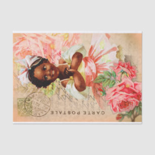 Seda Papel para el tapete de la tarjeta postal de la be