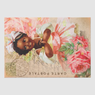 Seda Papel para el tapete de la tarjeta postal de la be