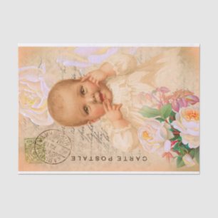 Seda Papel para el tapete de la tarjeta postal de la be