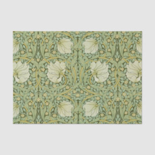 Seda Papel pintado floral azul de William Morris Pimper