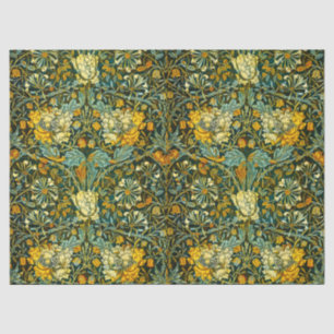 Seda Papel pintado floral de madreselva de William Morr