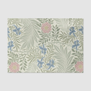 Seda Papel pintado floral Larkspur de William Morris