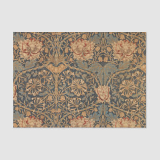 Seda Papel pintado rico de madreselva de William Morris