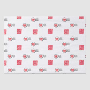 Seda Papel Tejido de Amor Mail