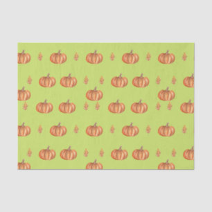 Seda Papel Tejido de calabaza de Halloween Fall