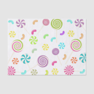 Seda Papel Tejido De Candy Lollipop