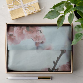 Seda Papel Tejido de cerezo rosa suave