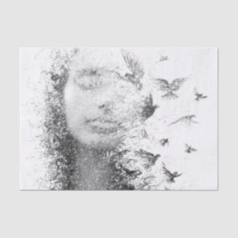 Seda Papel Tejido De Decoración De Muebles De Cara De S