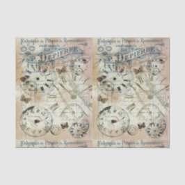 Seda Papel Tejido de Descascarilla - Mariposa Afecta a 