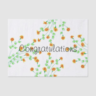 Seda Papel Tejido de felicitaciones del diseñador