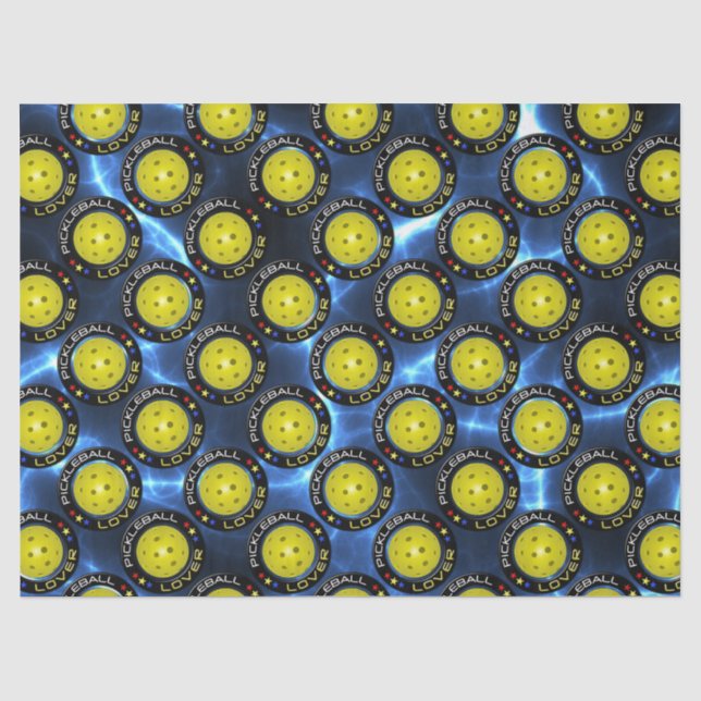 Seda Papel Tejido de Opciones de Pickball Lover 1 (Anverso)