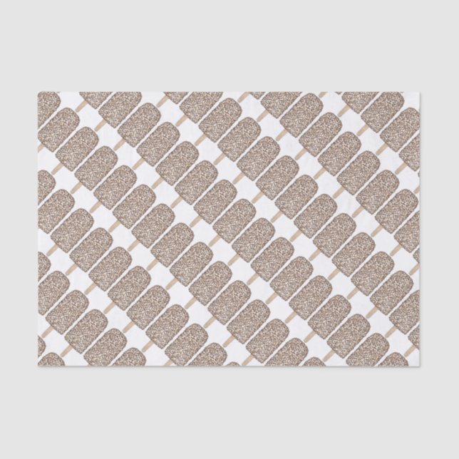 Seda Papel Tejido De Popsicle Popsicles De Chocolate Ec (Anverso)