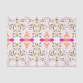 Seda Papel Tejido De Tejido De Belleza Botánica Elegant