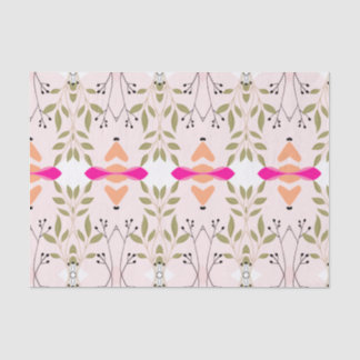 Seda Papel Tejido De Tejido De Belleza Botánica Elegant