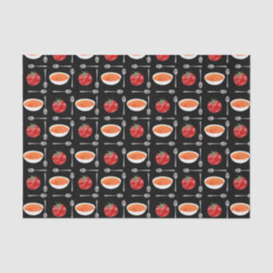 Seda Papel Tejido de tela de la sopa de tomate