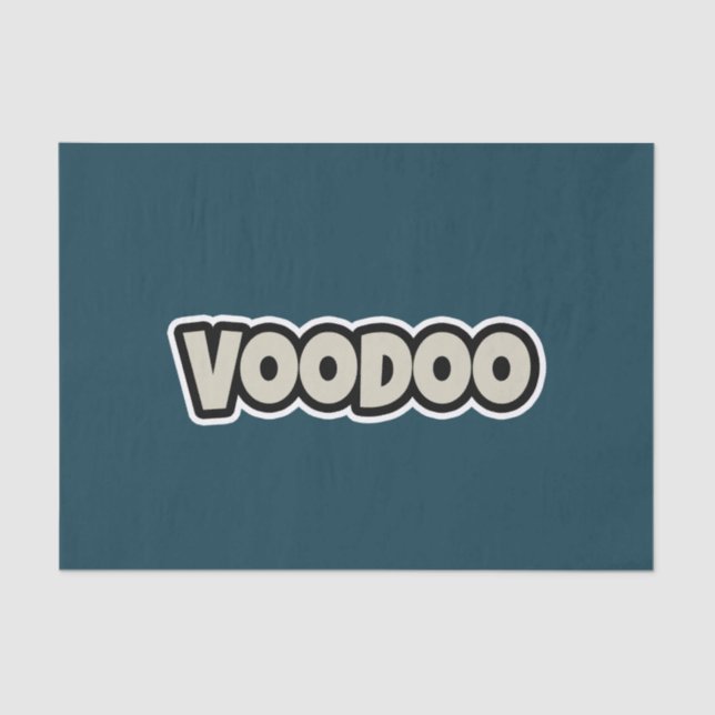 Seda Papel Tejido de Token de Voodoo (Anverso)