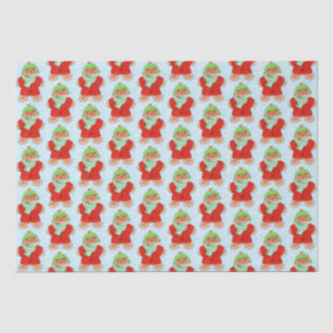 Seda Papel Tejido GINGERBREAD DE WOOLIE + Nieve