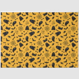 Seda Papel teñido espeluznante gótico de Halloween