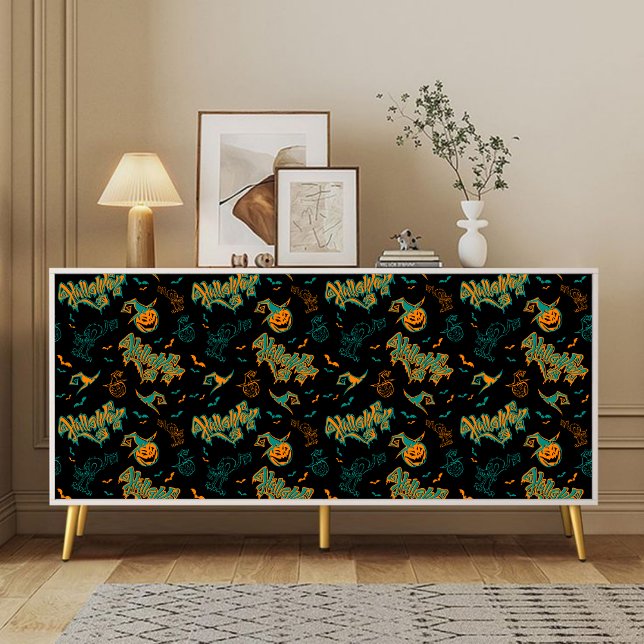 Seda Papel teñido espeluznante gótico de Halloween (Subido por el creador)