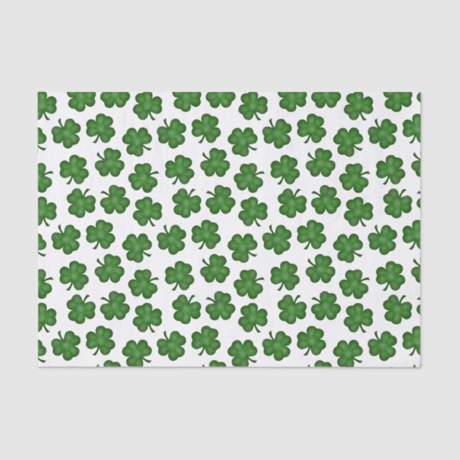 Seda Papel texturizado para el tejido de Shamrock (Anverso)