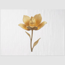 Papel Tissues Flor de Oro