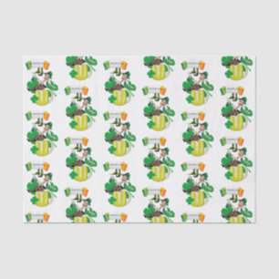Seda Papel tisú cerveza día de San Patricio